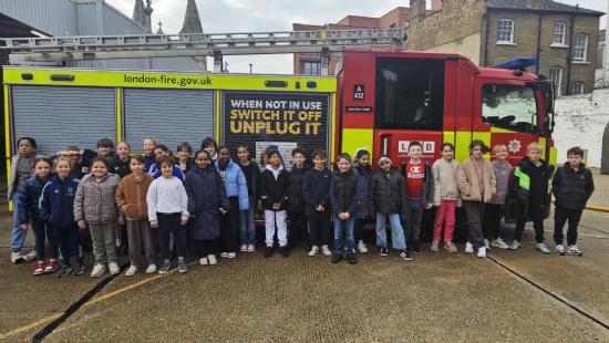 Year 5 go to Kentish Town Firestation