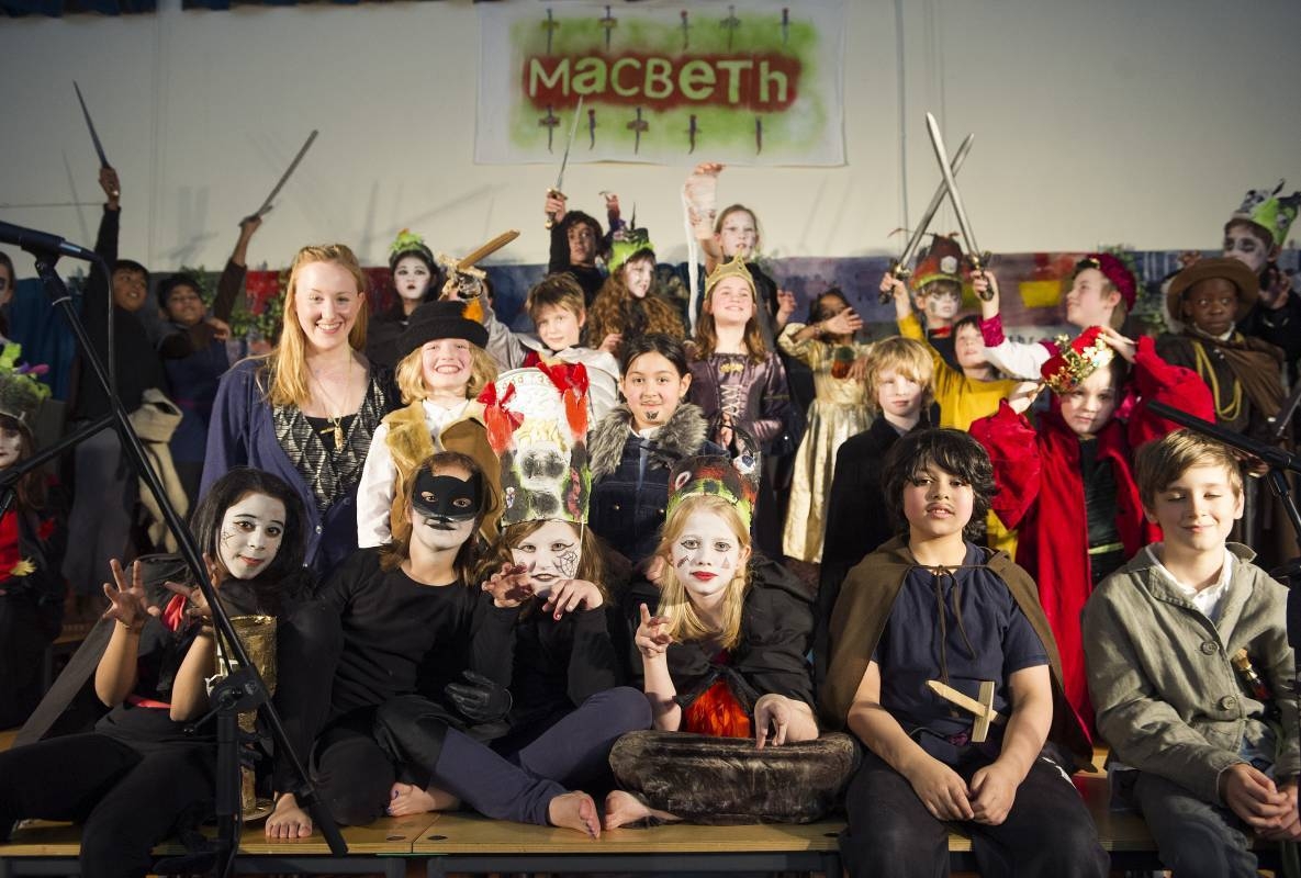 A scene from Macbeth by year 5 @ Eleanor Palmer School
(Taken 13-12-12)
Â©Tristram Kenton 1212
(3 Raveley Street, LONDON NW5 2HX TEL 0207 267 5550  Mob 07973 617 355)email: tristram@tristramkenton.com